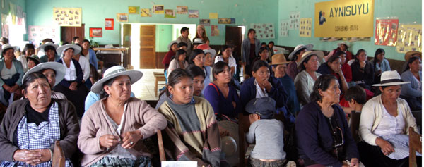 Rencontre annuelle 2004 de la Coordinadora de Mujeres del Valle Alto