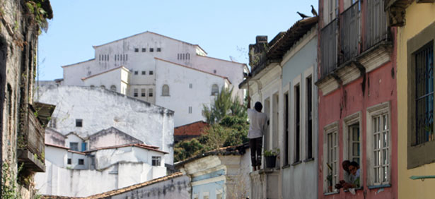vue des toits de Salvador de Bahia