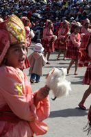 Danseuse de  Llamerada au carnaval d'Oruro