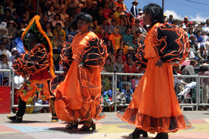 Danse des negritos au carnaval d'oruro