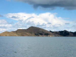 Bolivie, La Paz, lac Titicaca, vue du lac