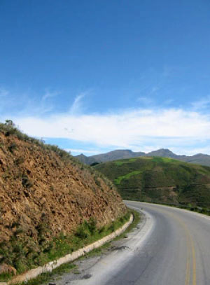 Bolivie, Cochabamba, Chapare, route de montagne