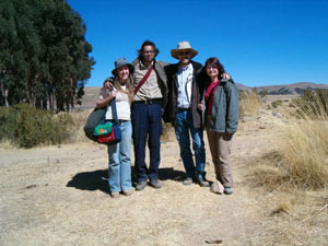 Bolivie, Valle Alto, Vacas, emanuela, claude, vincent et hatice